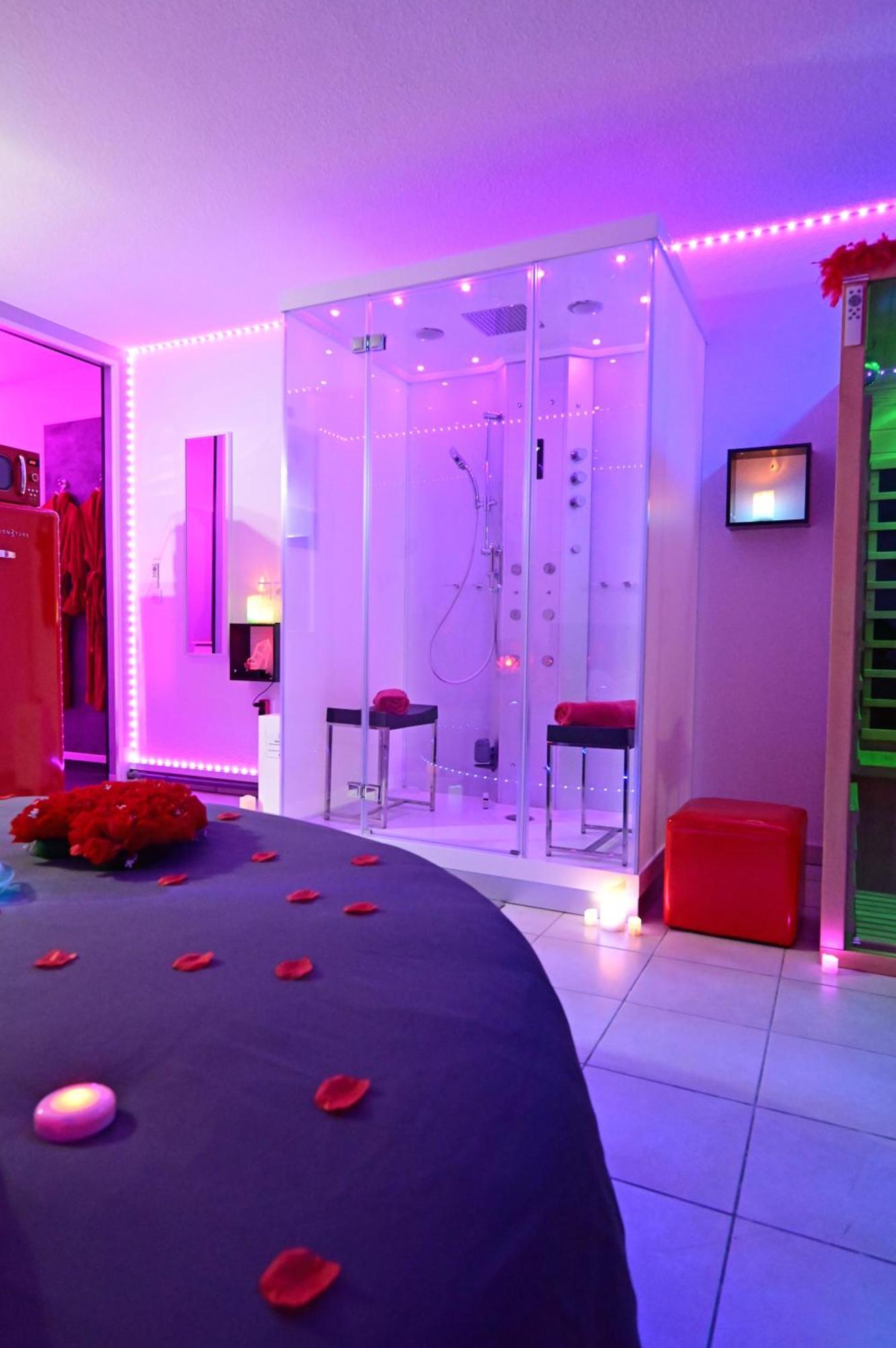 Love Room A Deux Pas De L'Ocean Avec Hammam, Sauna Et Bain A 2 :-) Біскарросс Екстер'єр фото